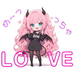 [LINEスタンプ] ふぁんしー小悪魔ちゃん