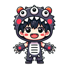 [LINEスタンプ] コスプレ男子スタイル