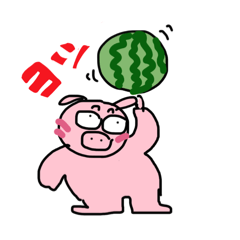 [LINEスタンプ] ぶうちゃんの夏休み