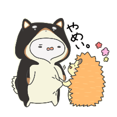 [LINEスタンプ] 黒しばとハリーの【日常】