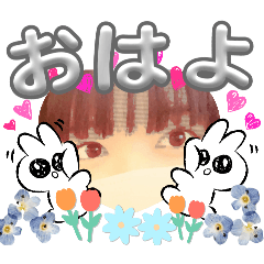 [LINEスタンプ] 挨拶（ショート）