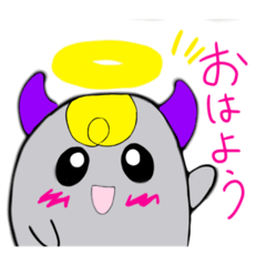 [LINEスタンプ] 天使＆悪魔の合体スタンプ