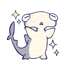 [LINEスタンプ] シュモクザメしゅもくん