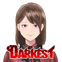 [LINEスタンプ] くろがねういか from DARKEST