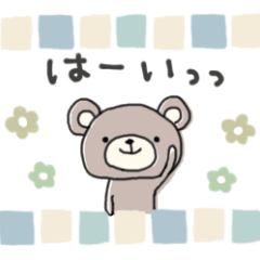 [LINEスタンプ] ずっと使える＊くまサン＊日常スタンプ