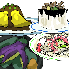 [LINEスタンプ] グルメ夏バージョン