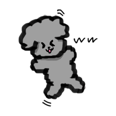 [LINEスタンプ] 日常で使えるカールスタンプ♪