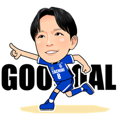 [LINEスタンプ] VAMOSアツヤ！