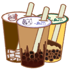 [LINEスタンプ] ドリンクコラージュ