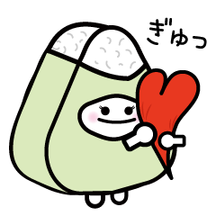 [LINEスタンプ] 愛がいっぱい～パステル黄緑～【にぎまろ】