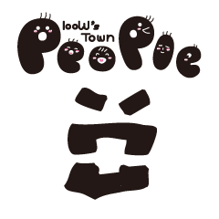 [LINEスタンプ] bow's Town people#02