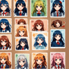 [LINEスタンプ] キュートな女の子の日常