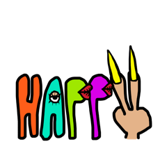 [LINEスタンプ] ギャルの爪