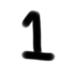 [LINEスタンプ] 手描き数字スタンプ