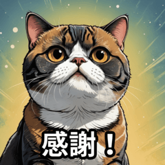 [LINEスタンプ] 感情豊かな猫たち：表情スタンプの画像（メイン）