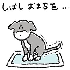 [LINEスタンプ] ゆるいイタグレのツチノコ 日常スタンプ