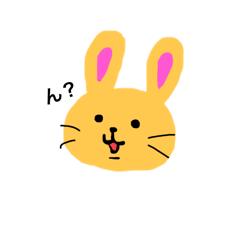 [LINEスタンプ] のんびりうさぎのクッキー