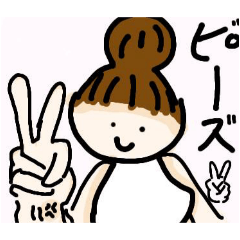 [LINEスタンプ] 筋肉ムキムキお団子ちゃん