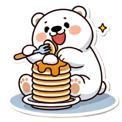 [LINEスタンプ] シロクマのハートフルな日々2