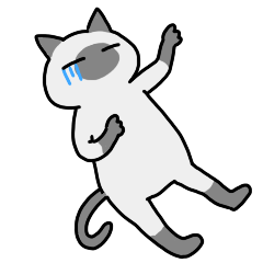 [LINEスタンプ] 病弱ねこの日常 夏編