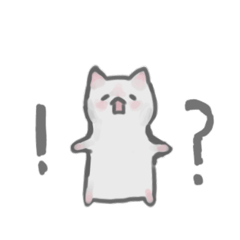 [LINEスタンプ] 厚塗りねこ