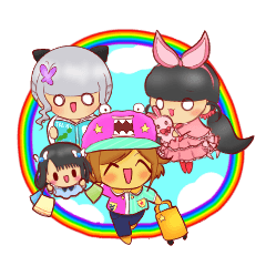 [LINEスタンプ] ちゃれしすトラベル☆