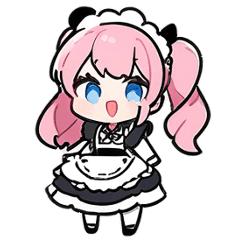 [LINEスタンプ] ゆるかわ☆メイドちゃん