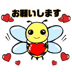 [LINEスタンプ] ミツバチみっちゃんᕷ˖゜