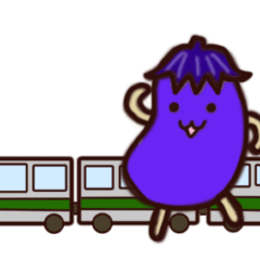 [LINEスタンプ] ナスくん-デカ文字