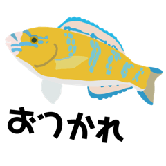 [LINEスタンプ] 沖縄のさかな