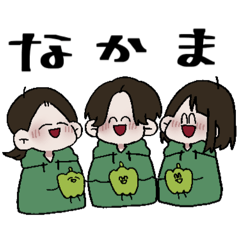 [LINEスタンプ] ぴーまんからーぱーかーがーるず4