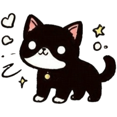 [LINEスタンプ] かわいいワンニャン” (Kawaii Wan-Nyan)