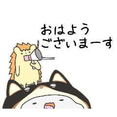 [LINEスタンプ] 黒しばとハリーの 【日常】