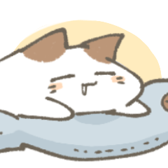 [LINEスタンプ] ゆるのびねこちゃん