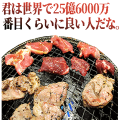 [LINEスタンプ] 使いどころに乏しい焼肉