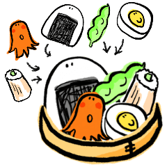 [LINEスタンプ] ★ヘタクソ組み合わせて作るお弁当★