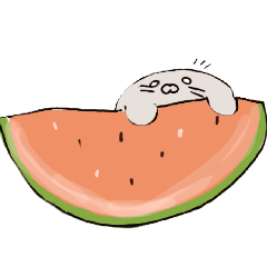 [LINEスタンプ] アザラシの痣らしい（夏バージョン）