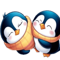 [LINEスタンプ] 無難にずっと使える日常＆推し活ペンギン