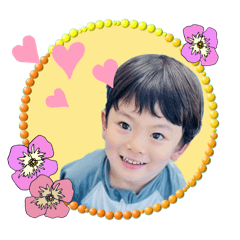 [LINEスタンプ] happy art×Yuzu boy③