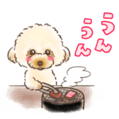 [LINEスタンプ] 焼肉賢のハラ美ちゃん