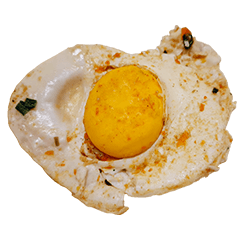 [LINEスタンプ] 食品シリーズ : 目玉焼き #2