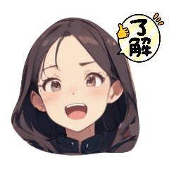 [LINEスタンプ] 可愛い女の子☆日常で使いやすいスタンプの画像（メイン）