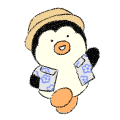 [LINEスタンプ] 夏のスリーピーペンペン