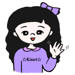 [LINEスタンプ] キラリ☆ちゃんスタンプ