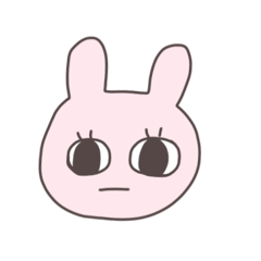 [LINEスタンプ] 文字なしうさっぴい