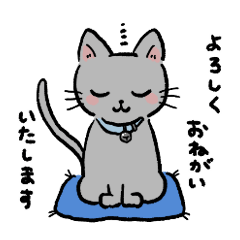 [LINEスタンプ] 子猫のルイ 敬語ver.