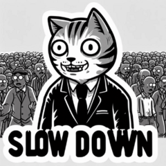 [LINEスタンプ] シュールなスーツCatsら42