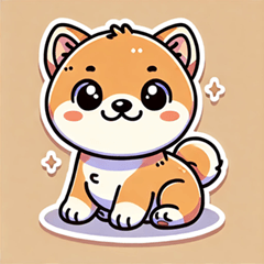 [LINEスタンプ] 喜びの子犬スタンプセット