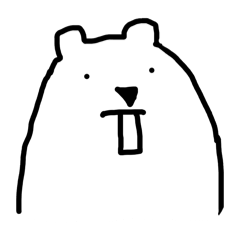 [LINEスタンプ] 実は世界一幸せな真顔クォッカ