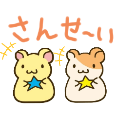 [LINEスタンプ] ハムスタ肉 日常会話